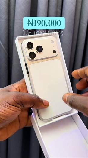 Cl0ne 17 pro max is available on preorder. Takes 3-5 days for your order to arrive Nigeria.