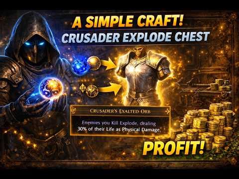 POE Profit Craft 04_ Simple chaos spam for Crusader explode chest