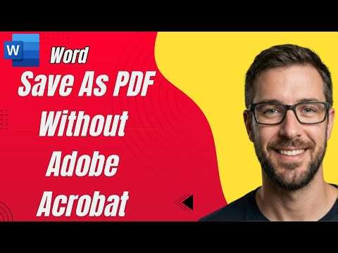 How To Save As PDF In Microsoft Word Without Adobe Acrobat [2026 Guide]