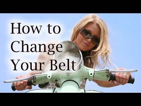 Change Scooter Drive Belt CVT - Easy