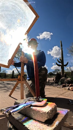 Foot long wiener vanishes under Solar Death Ray #diy #sun #food | Food Ideas