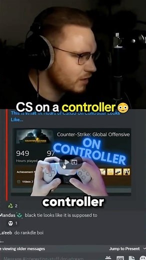 CS on a controller😳