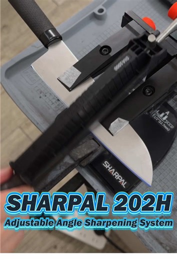 When a blade loses bite, precise angles matter. With the SHARPAL 202H Adjustable Angle System, you control the sharpness and the final result. Watch the edge come back to life. #SHARPAL #SHARPALknifesharpener #SHARPAL202H #sharpening #fyp