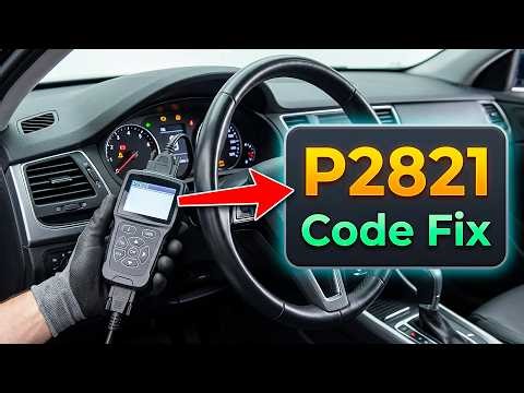 How To Fix P2821 Code - Pressure Control Solenoid J Stuck On