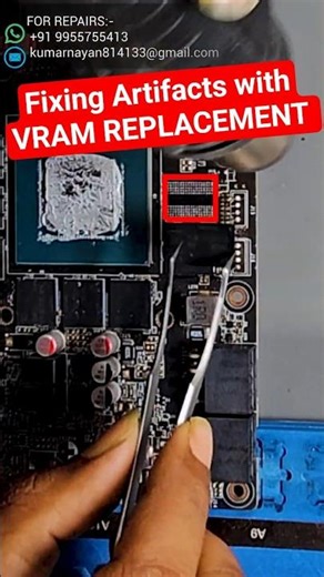 ZOTAC RTX 3070 Artifacting? Fixing VRAM Failure! 🛠️#GPURepair