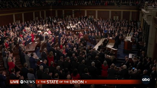 President Donald Trump delivers State of the Union https://bit.ly/3MOwu1J | ABC 7 Chicago