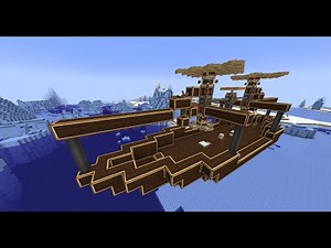 Minecraft create mod 12. propeller airship test(Clockwork)