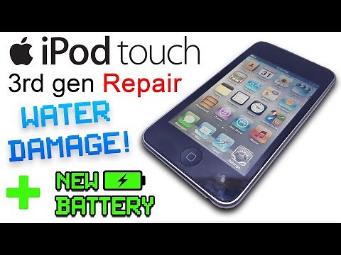 Fixing an iPod touch 3rd gen with no power and faulty buttons + battery and screen replacement
