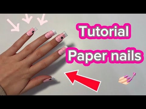 TUTORIAL PAPER NAILS 💅🏻
