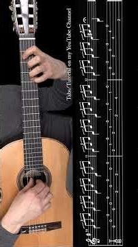 Kurpie Etude - Tatiana stachak #classicalguitar #tabs #tutorial