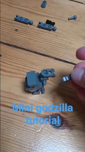 lego mini godzilla tutorial