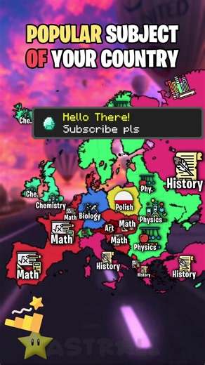 Popular Subjects Of Ur country!!! #europe #geography #verity #tadc #mapping #geographyculture #maps