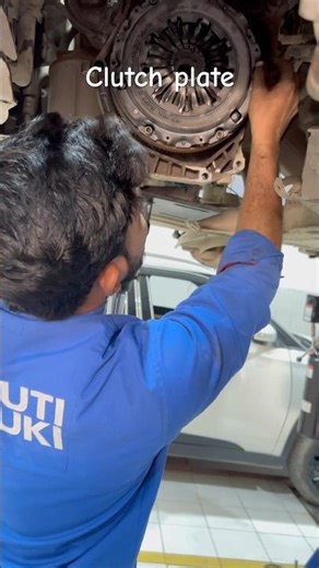 Clutch plate replacement 👨‍🔧 #mechanic #automobile #howto #mechanical #marutisuzuki