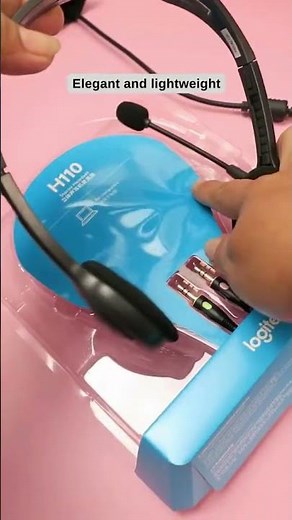 Logitech H110 Stereo Headset with Noise-Cancelling Microphone