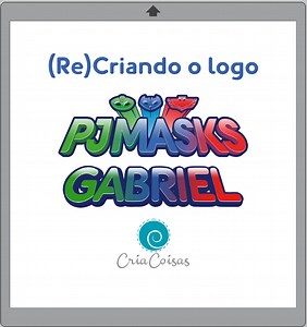 (Re)Criando o logo PJMASKS no Silhouette Studio!