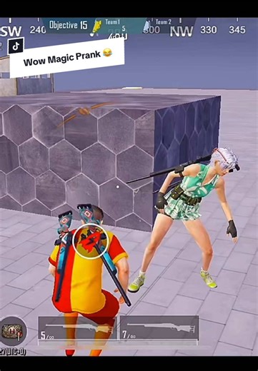 Auto-Aim Magic Prank in PUBG Mobile