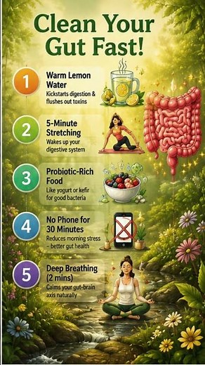 Clean Your Gut Fast With These Morning Habits