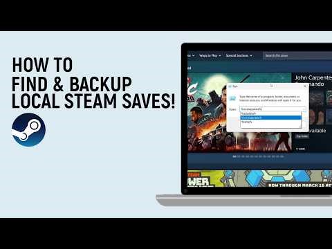 How to Find & Backup Local Steam Saves [easy]