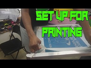 Screen Printing 101: Taping screens for a print job