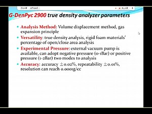 G-DenPyc 2900 gas pycnometer helium true density analyzer