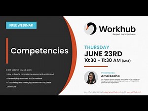 Workhub Webinar : Competencies