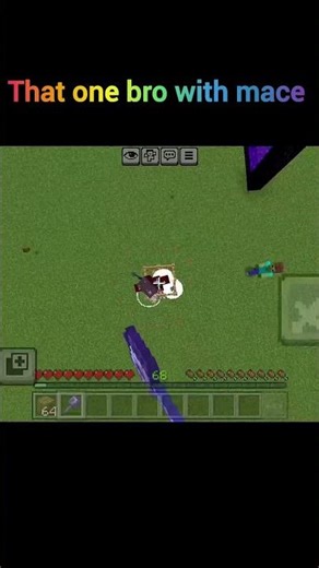 HOW TO USE MACE IN MINECRAFT #minecraft #minecraftshorts #minecraftgameplay