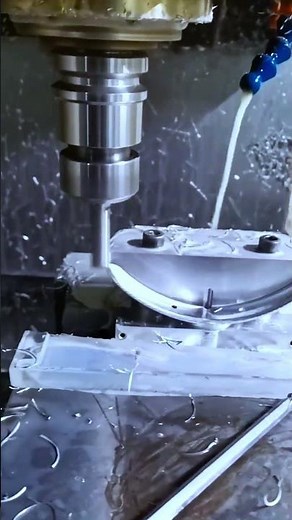 5-Axis CNC Milling: Controlling Chatter on Thin-Wall Curved Profiles#cnc #cncmachining #cncmill