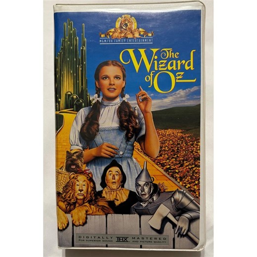 The Wizard of Oz (VHS, 1996) MGM Home Video Judy Garland , Digitally Mastered - Etsy