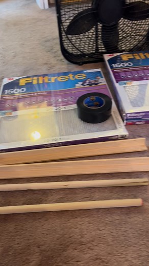 15 reactions | How to make a cheap box fan air filter! #cleanair #odorfree | Jeremy Smith | Facebook