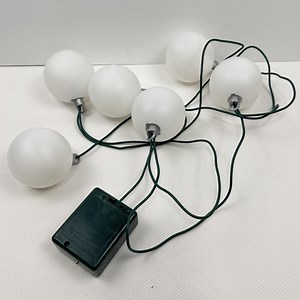 Vintage Gemmy Color-changing Light String 6 White Globes Battery-operated - Etsy UK