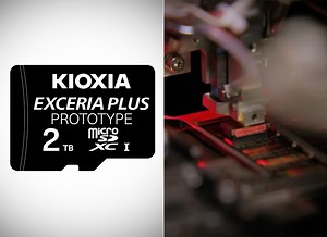 Kioxia Debuts Working Prototype of World's First 2TB microSDXC Memory Card