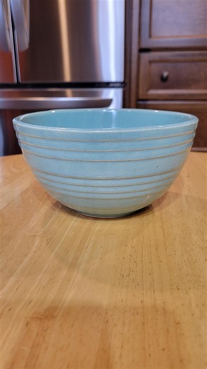Vintage Mccoy Pottery Oven Proof Kitchenware Turquoise & Flecked Finish Ceramic Bowl/ Circa 1958/ Embossed Mccoy Made in U.S.A. Trade Mark - Etsy