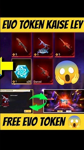 How To Get Evo Tokens In Free Fire | Evo Gun Exchange Token Ff | Free Fire New Event |Ff New Event