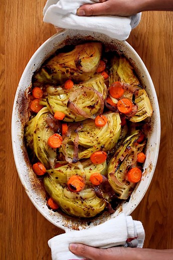 World's Best Braised Green Cabbage