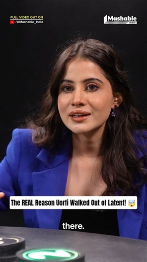 The Story Behind Uorfi’s Walkout From Samay Raina’s Show! 🤯 | Mashable India | #viralvideo #shorts