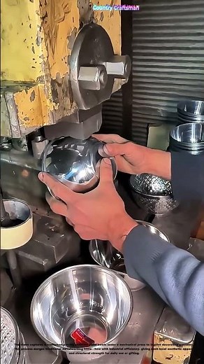 Stamping Elegance: How a Press Gives Stainless Steel Bowls Timeless Patterns
