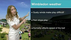 How does the weather affect Wimbledon?