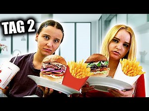 Wer als LETZTER aufhört zu ESSEN GEWINNT ! 🍔 🍟 - Celina