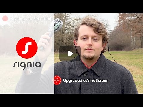 Upgraded eWindScreen Wind Noise Cancelling Demo | Signia Hearing Aids