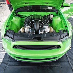 That's a pretty sharp engine bay for a 2000hp Mustang! | 1320Video.com