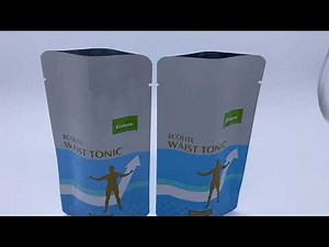 video of main production processes for custom printed retort pouch