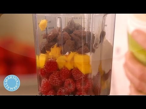Hydrating Coconut Water and Fruit Smoothie - Martha Stewart