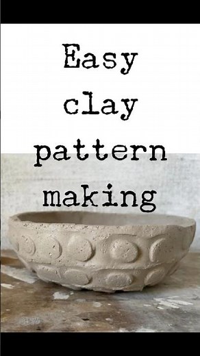 Easy Clay Pattern Making | Wheel Stamps & Imprints