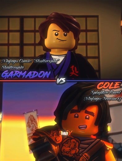 Garmadon vs Cole | #ninjago #shatterspin #spinjitzu #edit #debate #fight #wis #vs #1v1