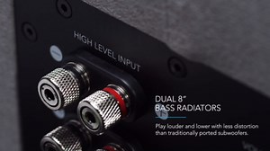 Definitive Technology Descend DN8 8" Subwoofer and Amp Package, Home Audio, Digitally Optimized for Music, New 3XR Architecture, 500W Peak Class D & (2) Pressure-Coupled 8" Bass Radiators, Black