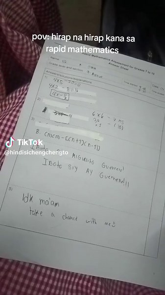 Understanding Rapid Math Assessment Challenges