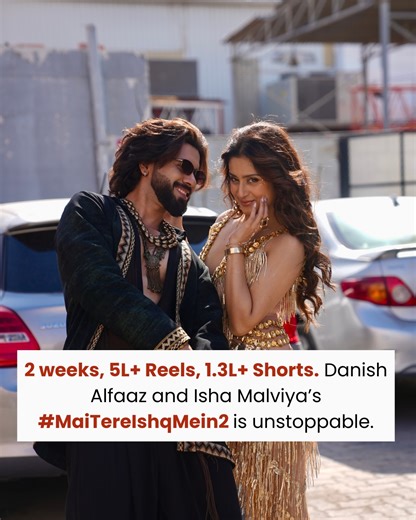 Pap HQ | Danish Alfaaz and Isha Malviya make love sound this beautiful with #MaiTereIshqMein2. #DanishAlfaaz #Trending #MaiTereIshqMein2 | Instagram