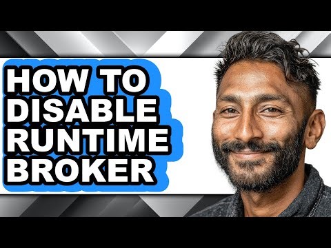How to Disable Runtime Broker (only Way)