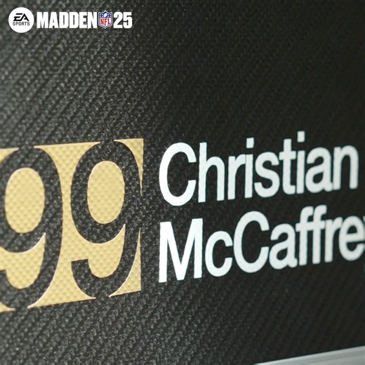 99 OVR Rating for the #Madden25 Cover Athlete 👑 Christian McCaffrey is back in the #99club | EA SPORTS MADDEN NFL