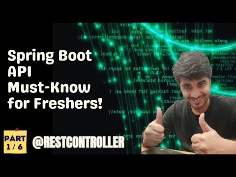 [1/6] Spring Boot API with @RestController | Must-Know Annotations for Freshers!